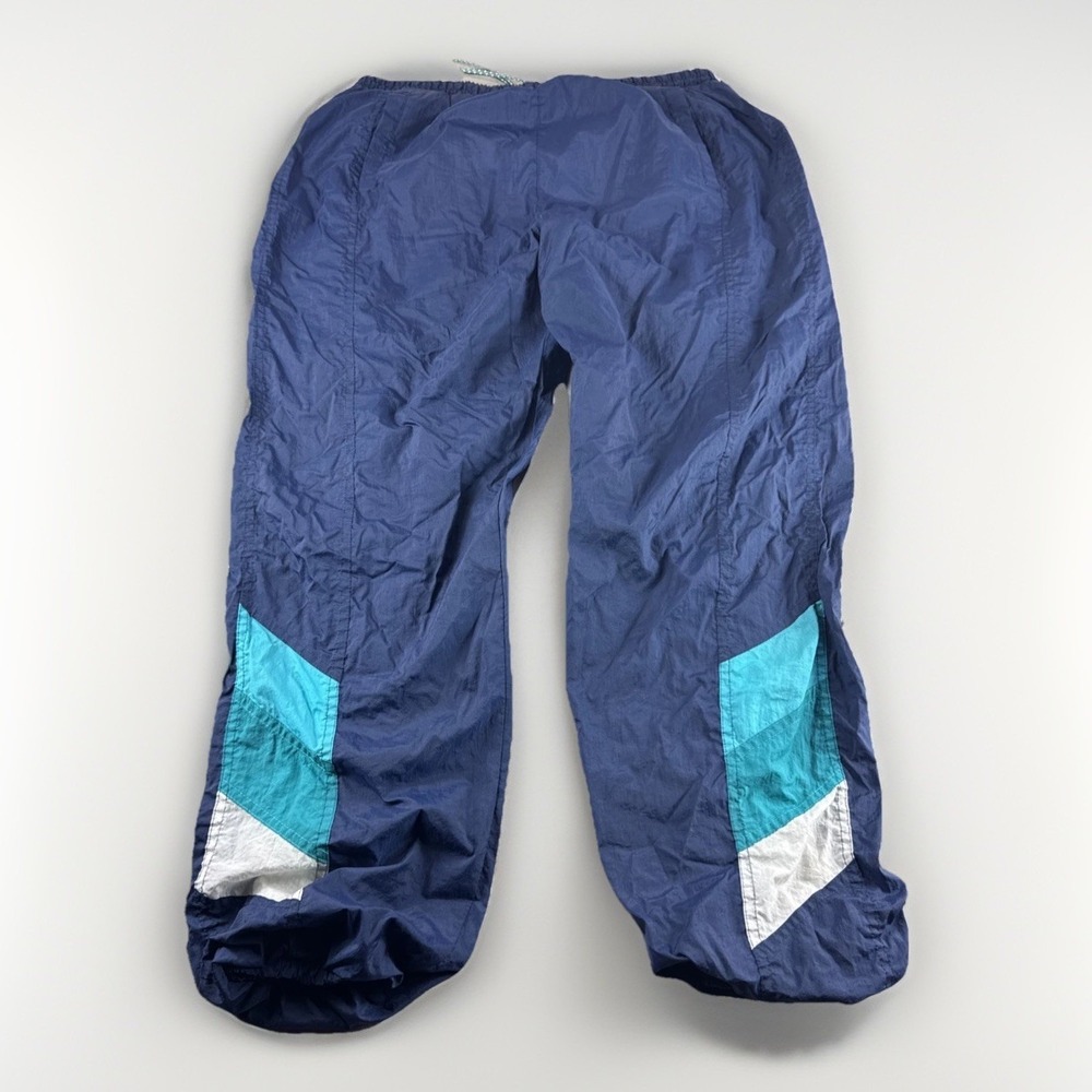 Vintage Oakton Limited Joggers Mens XLT Blue Lined Drawstring Sweatpants Running